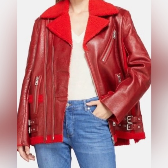 Vintage Zadig and Voltaire Red Sherling
